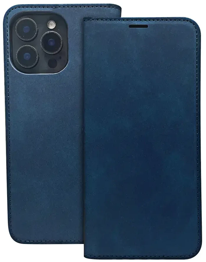 Dėklas TFO Mėlyna Smart Suede case for iPhone 17 Pro 6,3" / iPhone 18 Pro 6,3" navy mėlynas