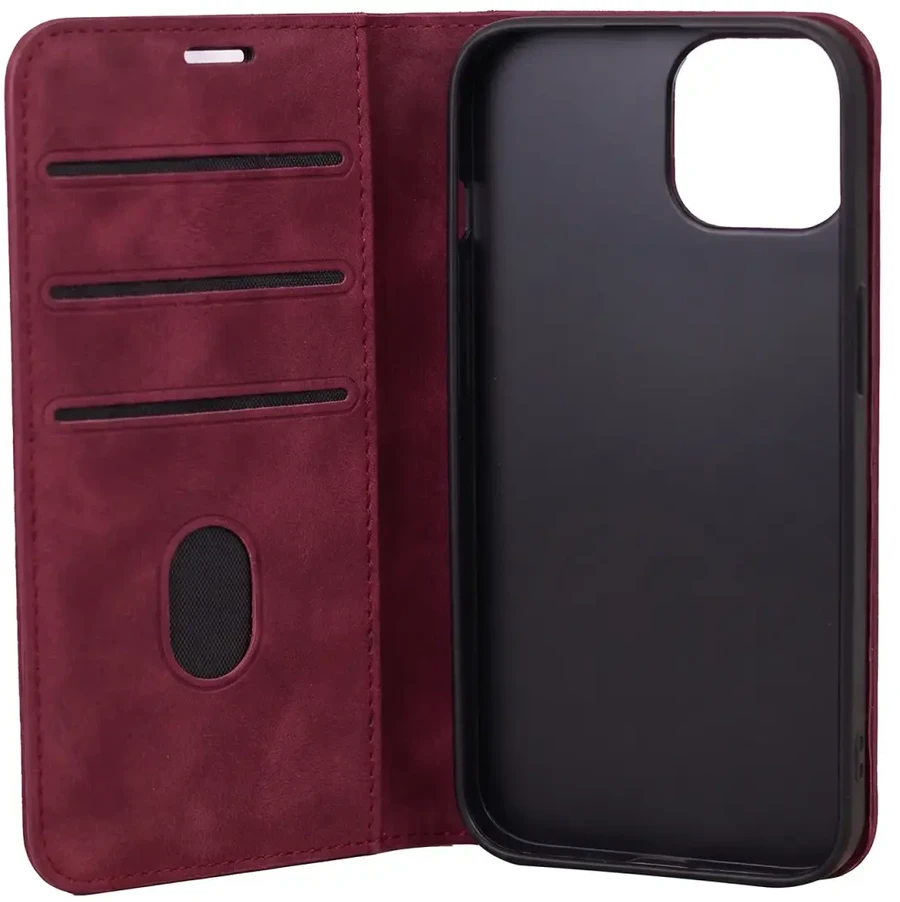Dėklas TFO Smart Suede case for iPhone 17 Pro Max 6,9" / iPhone 18 Pro Max 6,9 maroon