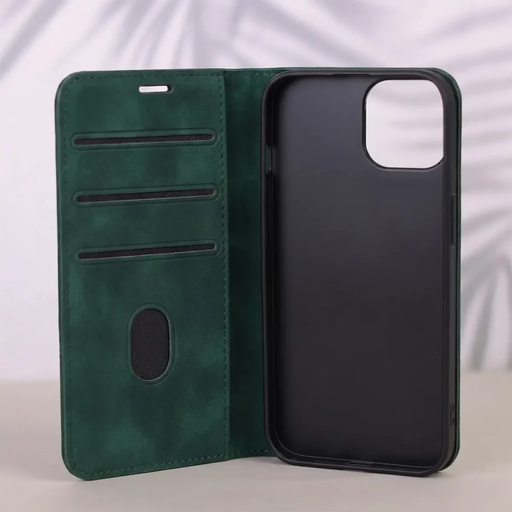 Dėklas TFO Smart Suede case for Xiaomi Redmi Note 15 5G žalias