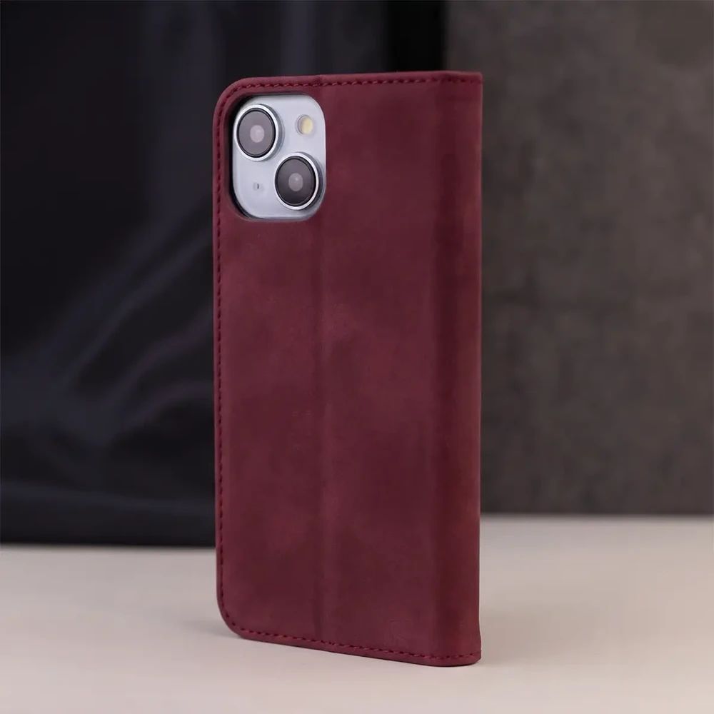 Dėklas TFO Smart Suede case for Xiaomi Redmi A7 Pro maroon