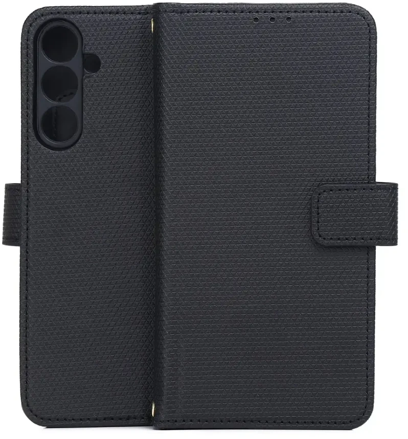 TFO Išmanusis „Triangle“ dėklas, skirtas Samsung Galaxy A16 4G / A16 5G / M16 5G, juodas