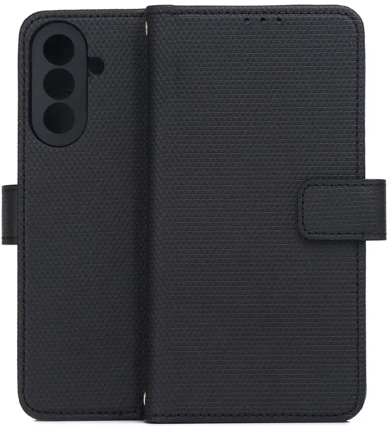 TFO Išmanusis „Triangle“ dėklas, skirtas Samsung Galaxy A17 4G / A17 5G / A26 5G, juodas