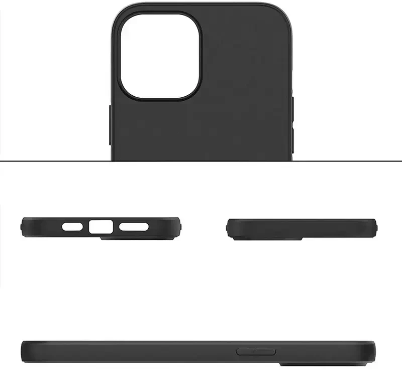 Dėklas Toptel Matte išorinė korpuso dalis, skirta GOOGLE PIXEL 11 PRO, juoda