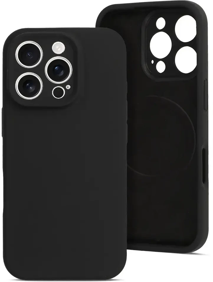 Toptel MagColor Pure dėklas iPhone 18 Pro/17 Pro, juodas