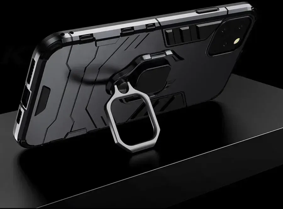 Toptel Topt Ring Armor Xiaomi Redmi 13 4G dėklas telefonui juodos spalvos