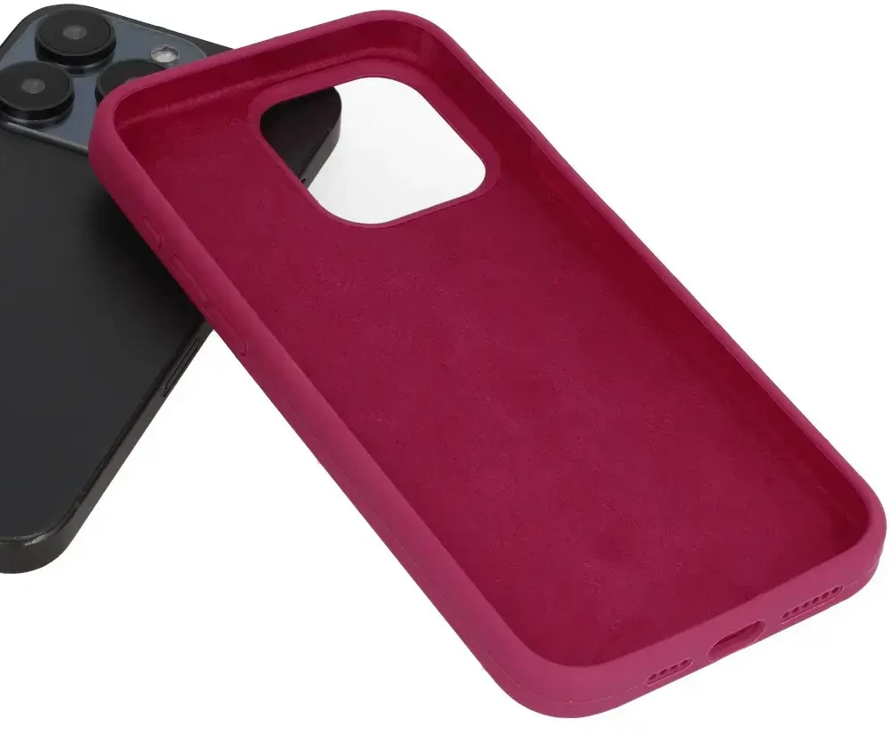 Toptel Silicone Lite dėklas Samsung Galaxy A18 5G avietinės spalvos