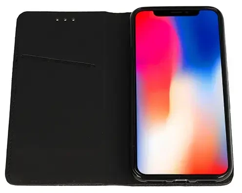 Fusion Accessories Smart Book MAGNET Dėklas skirtas iPhone 18 PRO juodos spalvos