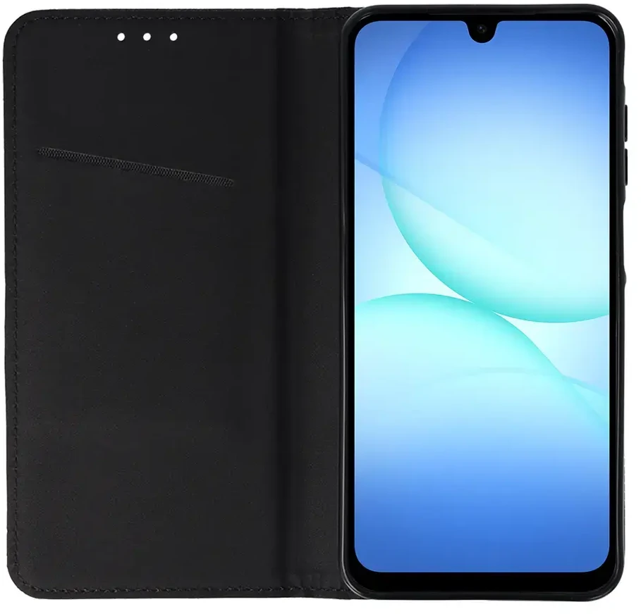 Dėklas Toptel Išmanioji MAGNET knygelė SAMSUNG GALAXY A18 5G juoda