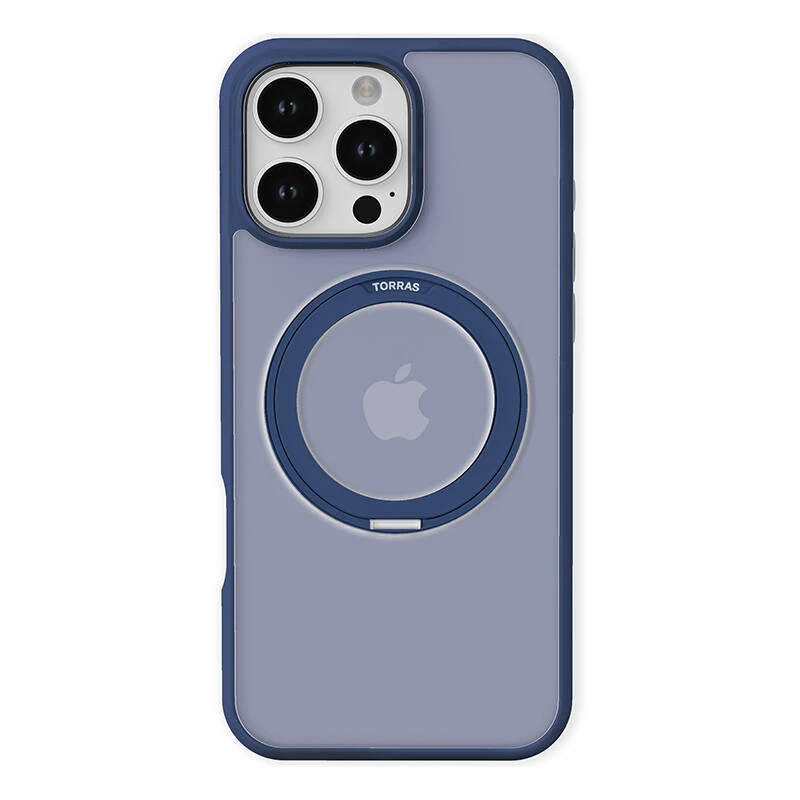 Torras Ostand Pro dėklas, skirtas iPhone 16 ProMax (mėlynas)