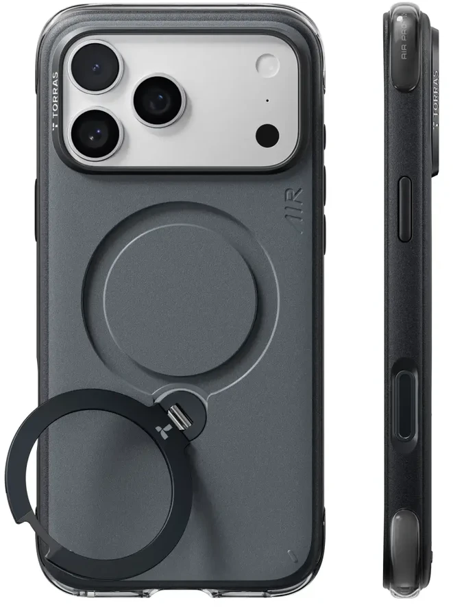 Dėklas Torras Q3 Air Essential, juodas - iPhone 2026 Pro Max (X00RP17318027)