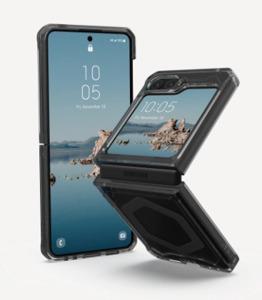 Dėklas Urban Armor Gear UAG Plyo Pro, ash/space pilkas - Samsung Galaxy Z Flip5