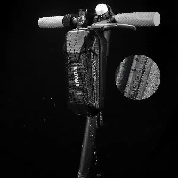 WILDMAN MES8 scooter case/holder frame bag juodos spalvos