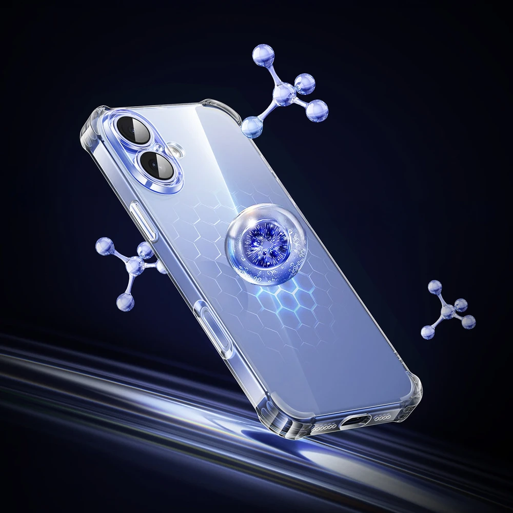 Ugreen Bright Cushion CA101 dėklas skirtas Apple iPhone 16 Plus – Clear