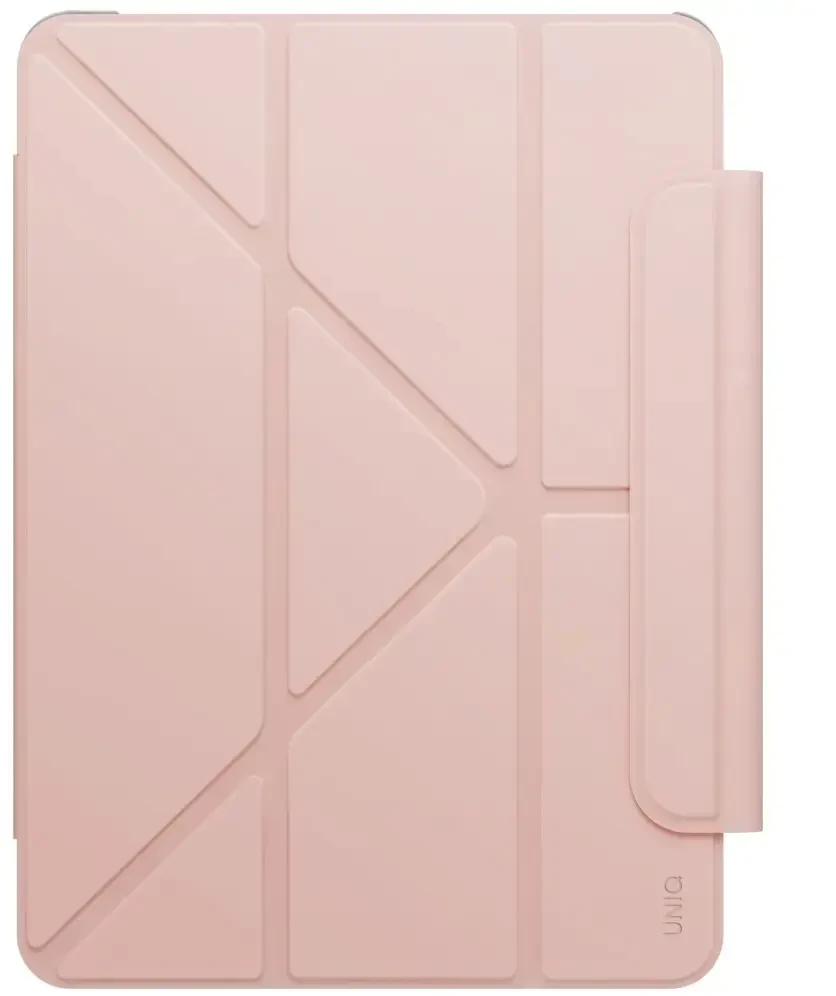 Dėklas UNIQ Camden Lite skirtas iPad skirtas iPad 11″ A16 (2025) / iPad 10.9″ 10 gen. (2022) rožinės spalvos