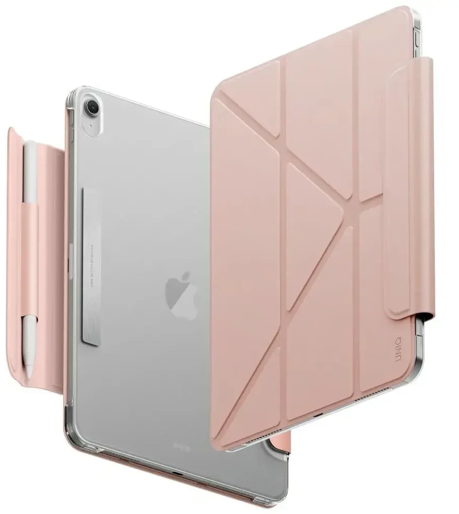 Dėklas UNIQ Camden Lite skirtas iPad skirtas iPad Air 11″ M2 2024 / M3 2025 / M4 2026 rožinės spalvos