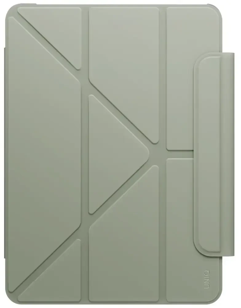 Dėklas UNIQ Camden Lite skirtas iPad skirtas iPad Air 11″ M2 2024 / M3 2025 / M4 2026 žalios spalvos