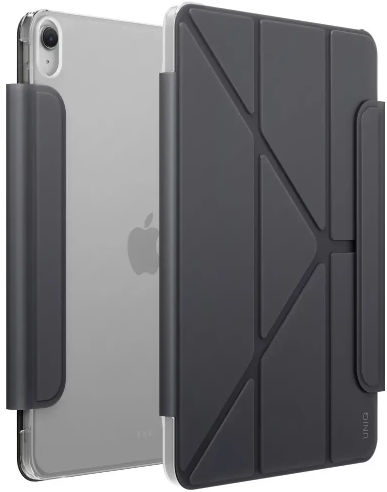 Dėklas UNIQ Camden Lite skirtas iPad skirtas iPad Air 11″ M2 2024 / M3 2025 / M4 2026 pilkas