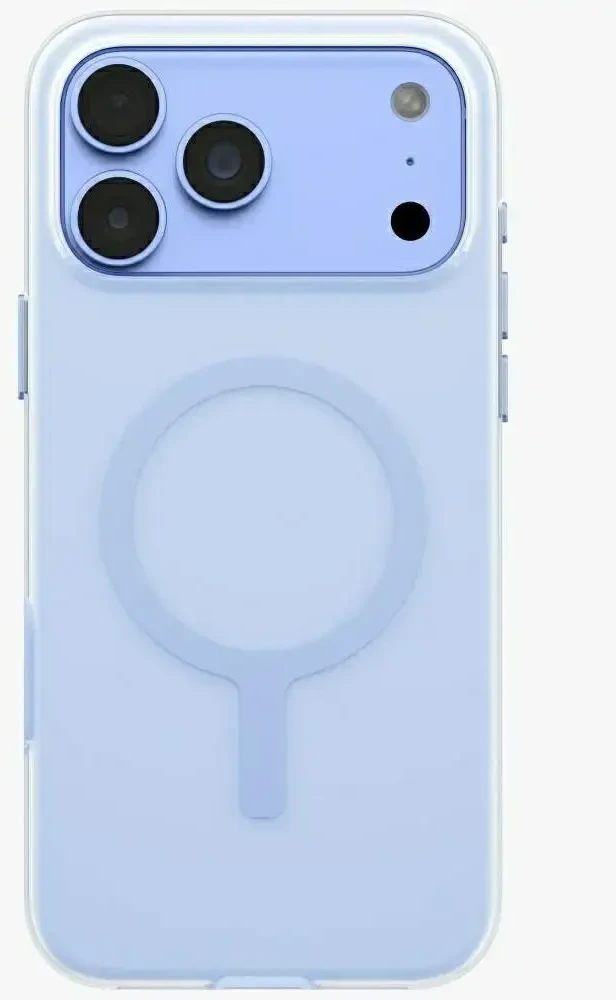 Dėklas UNIQ Clario, skirtas iPhone 18 Pro Max / 17 Pro Max, Magclick Charging, mėlynas