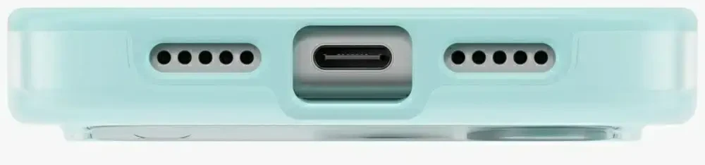 Dėklas UNIQ Clario skirtas iPhone 18 Pro / 17 Pro Magclick Charging mėtų spalvos