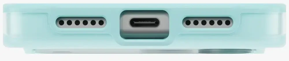 Dėklas UNIQ Clario skirtas iPhone 18 Pro Max / 17 Pro Max Magclick Charging ekologiškas mėtų spalvos
