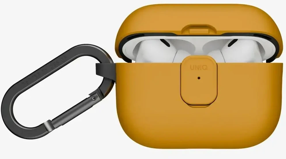 Dėklas UNIQ Clyde do AirPods Pro 3 gen geltona ir pilka