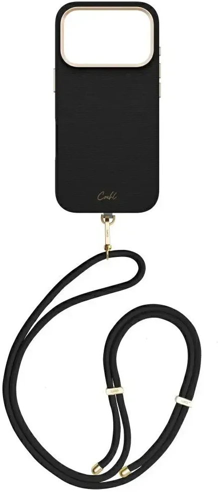 UNIQ Coehl Mirelle dėklas iPhone 17 Pro magnetiniam įkrovimui, juodmedžio spalvos