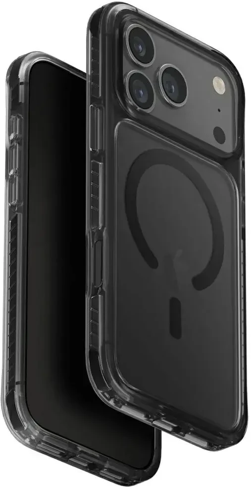 UNIQ Combat Dėklas Apple iPhone 17 Pro Max Magclick Charging juodos spalvos