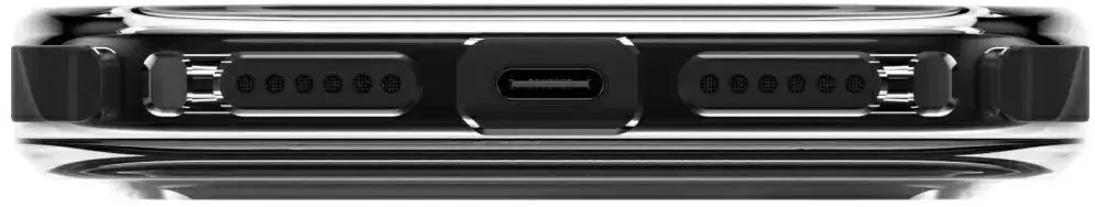 Dėklas UNIQ Combat, skirtas iPhone 18 Pro Max / 17 Pro Max, su Magclick Charging funkcija, juodos spalvos