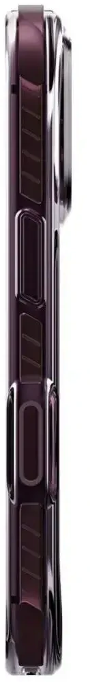 Dėklas UNIQ Combat, skirtas iPhone 18 Pro / 17 Pro, su Magclick Charging funkcija, burgundo spalvos