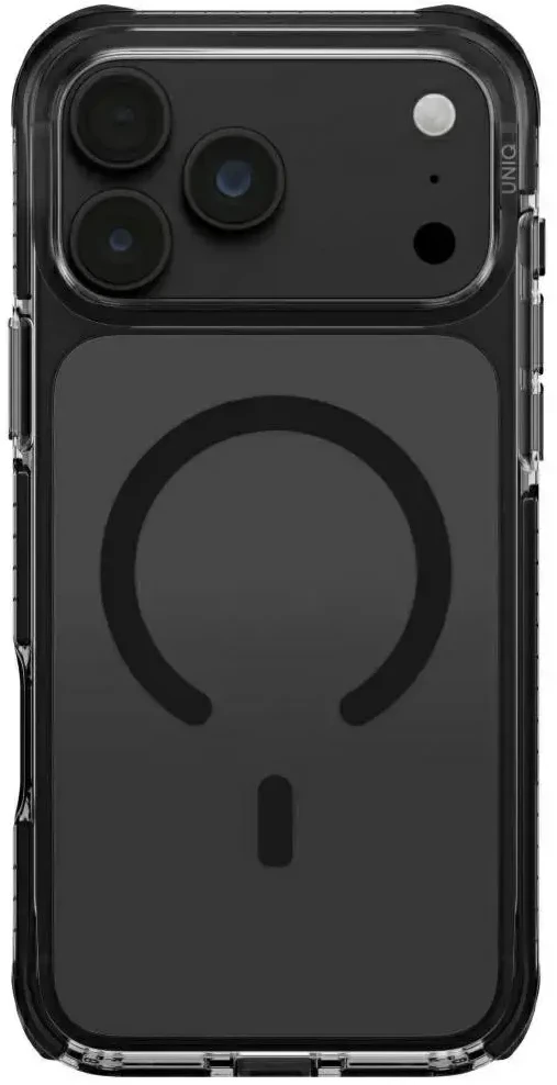 Dėklas UNIQ Combat, skirtas iPhone 18 Pro Max / 17 Pro Max, su Magclick Charging funkcija, juodos spalvos