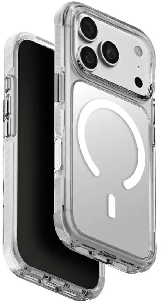Dėklas UNIQ Combat, skirtas iPhone 18 Pro / 17 Pro, su Magclick Charging, baltas