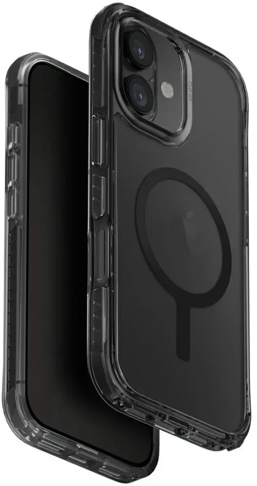 UNIQ Combat Dėklas Apple iPhone 17 Magclick Charging juodos spalvos