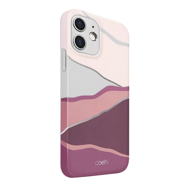 Dėklas Rožinė UNIQ priedas Coehl Ciel iPhone 12 mini 5,4" raudonas / saulėlydžio rožinis