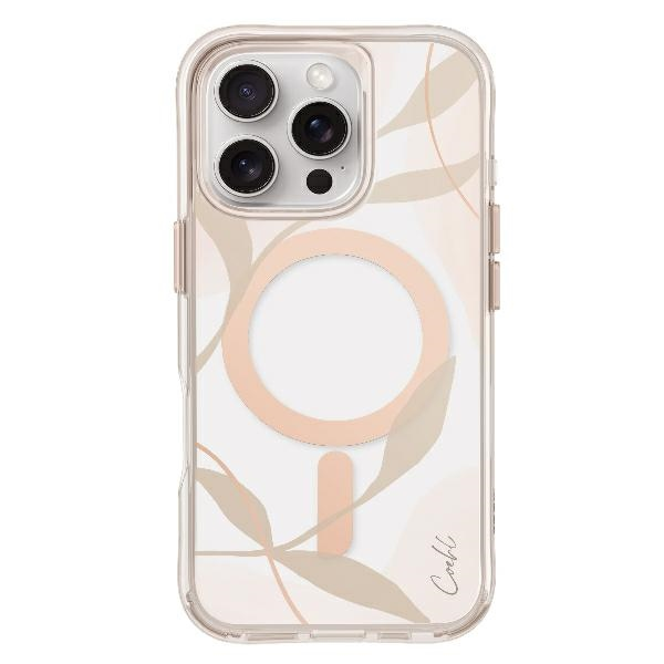 UNIQ dėklas Coehl Verdure Apple iPhone 16 Pro 6.3" magnetinis įkrovimo spyruoklinis žiedas