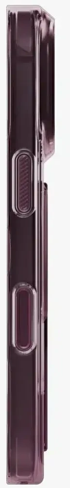 Dėklas UNIQ Heldro Air, skirtas iPhone 18 Pro / 17 Pro, su Magclick Charging, burgundo spalvos