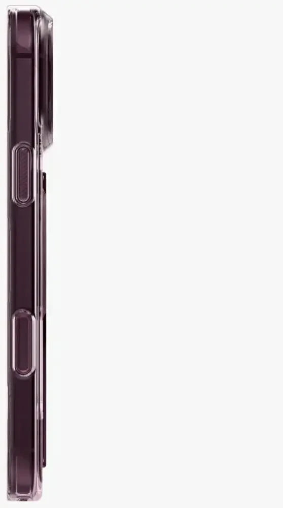Dėklas UNIQ Heldro Air, skirtas iPhone 18 Pro Max / 17 Pro Max, su Magclick Charging, bordo spalvos