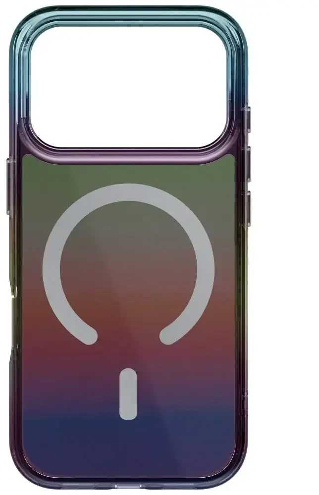 UNIQ Iridescia dėklas skirtas Apple iPhone 17 Pro Magclick Charging midnight quartz
