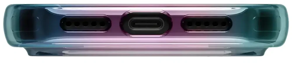 UNIQ Iridescia dėklas skirtas Apple iPhone 17 Pro Magclick Charging midnight quartz