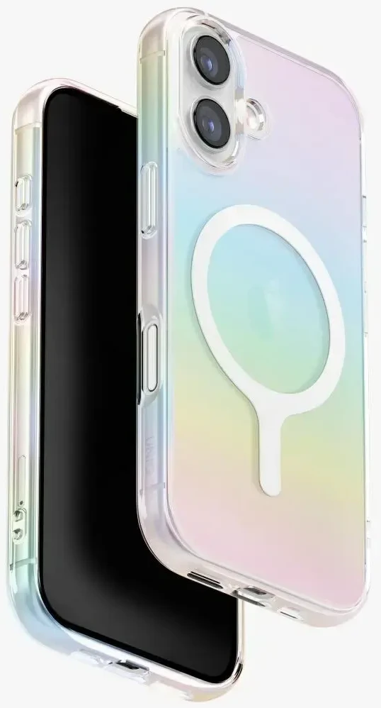 UNIQ Iridescia dėklas skirtas Apple iPhone 17 Magclick Charging holo quartz
