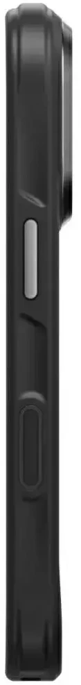 UNIQ Keva dėklas, skirtas iPhone 18 Pro / 17 Pro, Magclick Charging, juodos spalvos