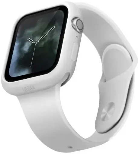 UNIQ Lino dėklas Apple Watch Series 4/5/6/SE 40mm. balandis baltas