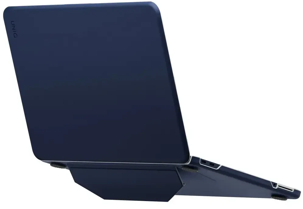 Dėklas UNIQ Lyden Versa skirtas MacBook Neo mėlynos spalvos