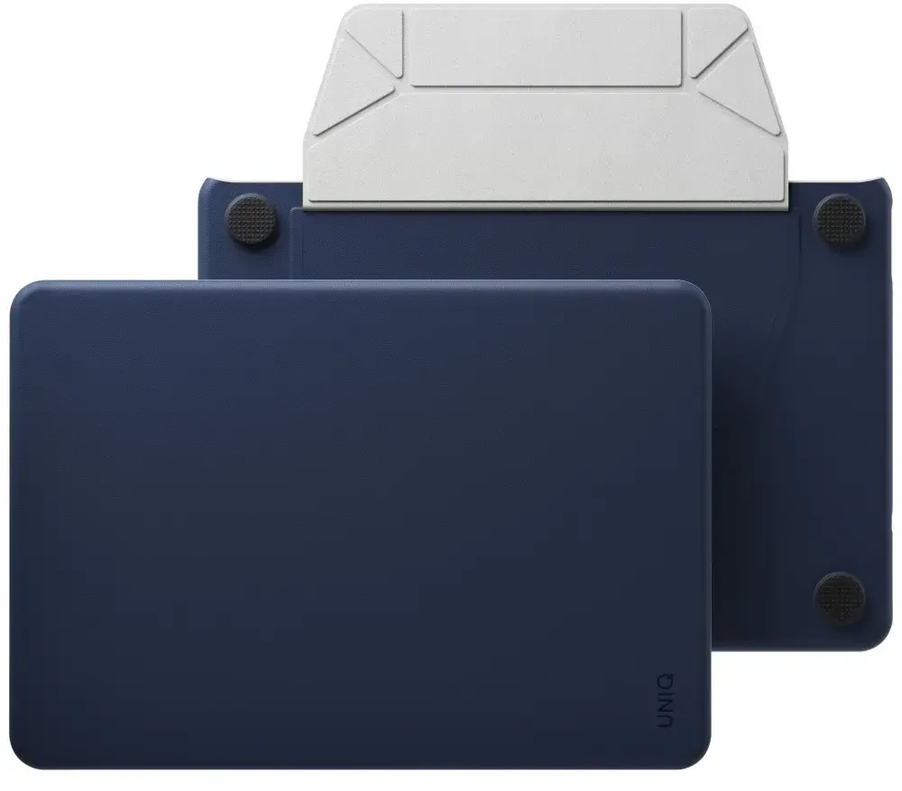 Dėklas UNIQ Lyden Versa skirtas MacBook Neo mėlynos spalvos