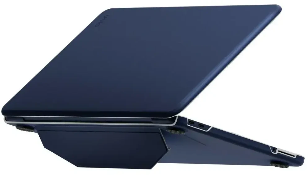 Dėklas UNIQ Lyden Versa skirtas MacBook Neo mėlynos spalvos