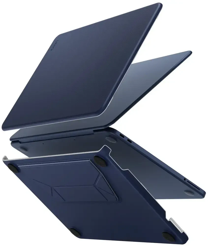 Dėklas UNIQ Lyden Versa skirtas MacBook Neo mėlynos spalvos