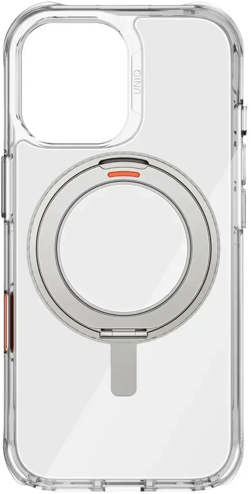 Dėklas UNIQ Swivix do iPhone 17 360 Rotating Kickstand permatomas