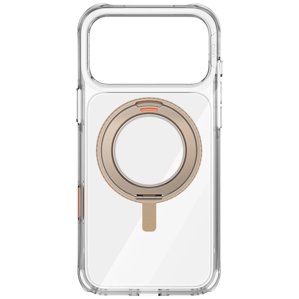 UNIQ Swivix dėklas skirtas Apple iPhone 17 Pro Max 360 Rotating Kickstand Gold