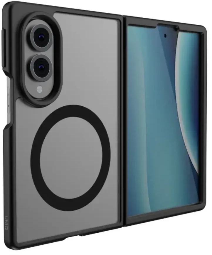 Dėklas UNIQ Veren AF skirtas Samsung Galaxy Z Fold8 Magclick Charging juodos spalvos