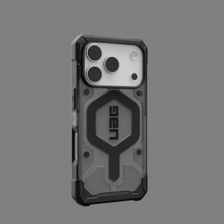 Urban Armor Gear Dėklas UAG Pathfinder Clear Magsafe,Ash/Juodas - iPhone 17 Pro