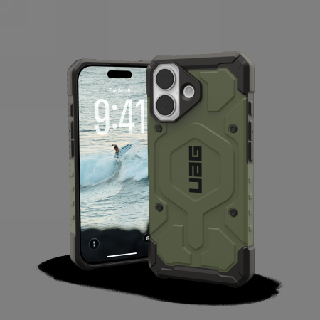 Urban Armor Gear Dėklas UAG Pathfinder Magsafe, alyvuogių spalvos - iPhone 17